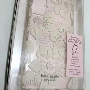 Kate Spade Pink Floral Phone Case for Samsung Galaxy S21